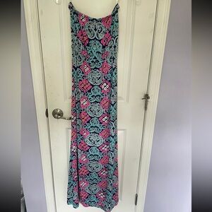 Lilly Pulitzer strapless marlisa maxi dress